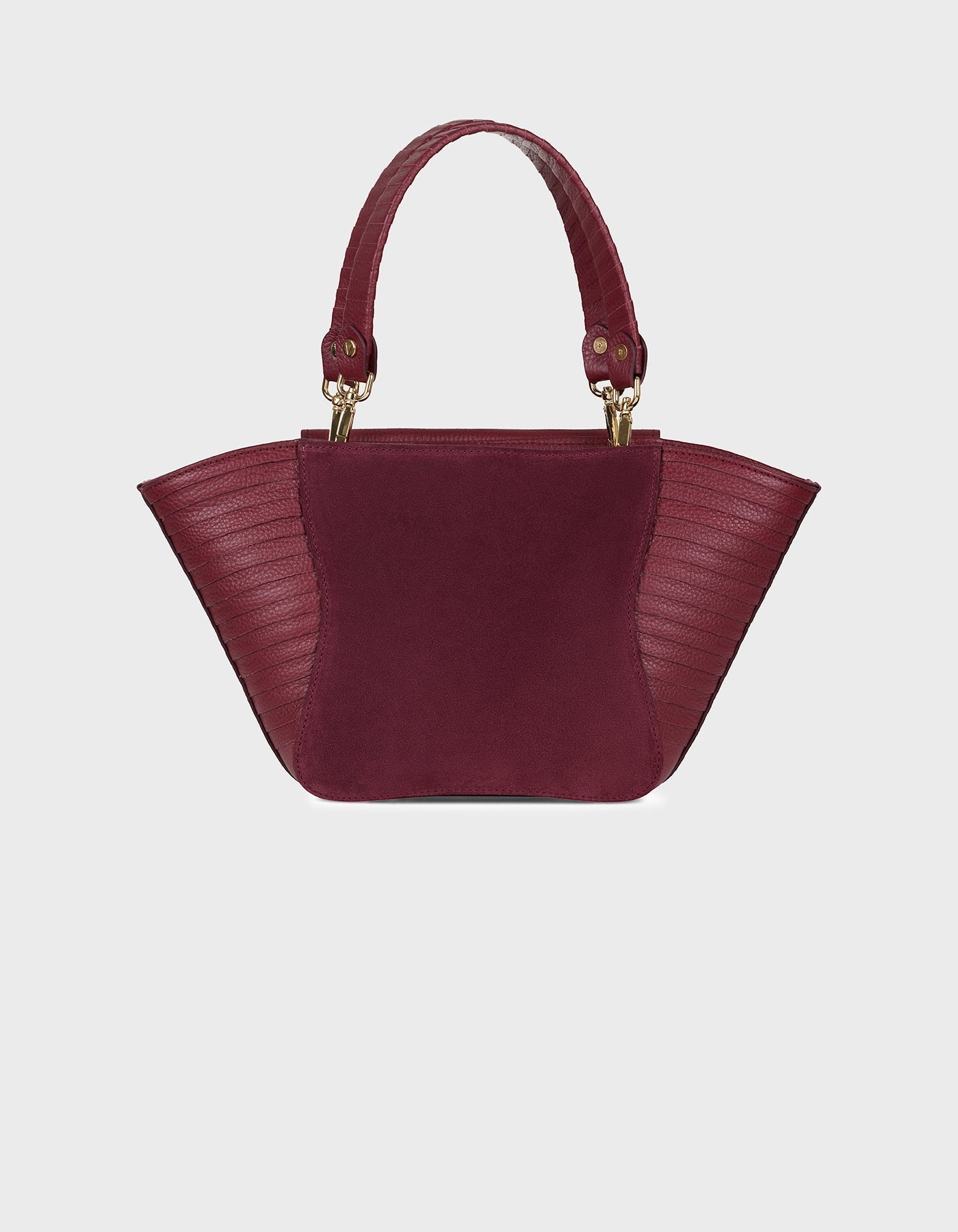 Hiva Atelier | Orbis Midi Tote Bag Burgundy | Her Tarza Uygun Deri Aksesuarlar