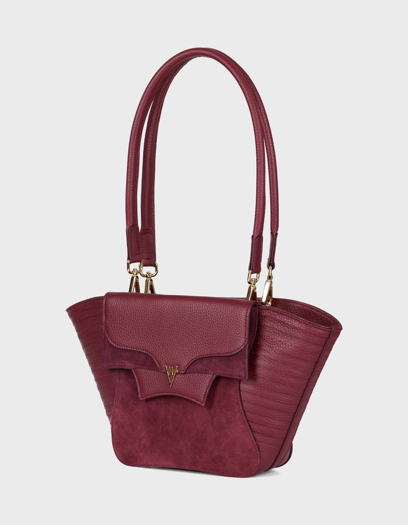 Hiva Atelier | Orbis Midi Tote Bag Burgundy | Her Tarza Uygun Deri Aksesuarlar