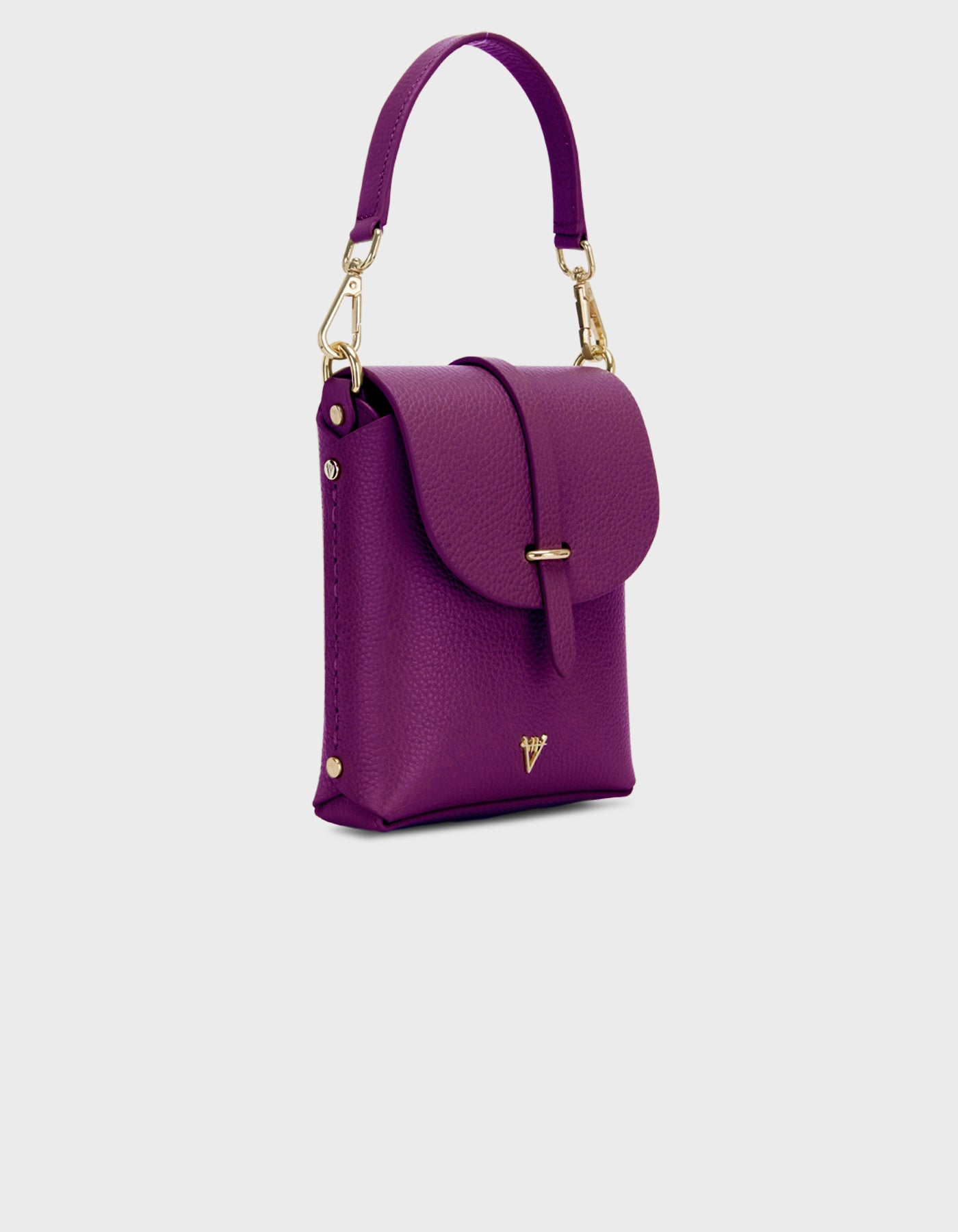 Hiva Atelier | Mini Astrum Shoulder Bag Midnight Plum | Her Tarza Uygun Deri Aksesuarlar