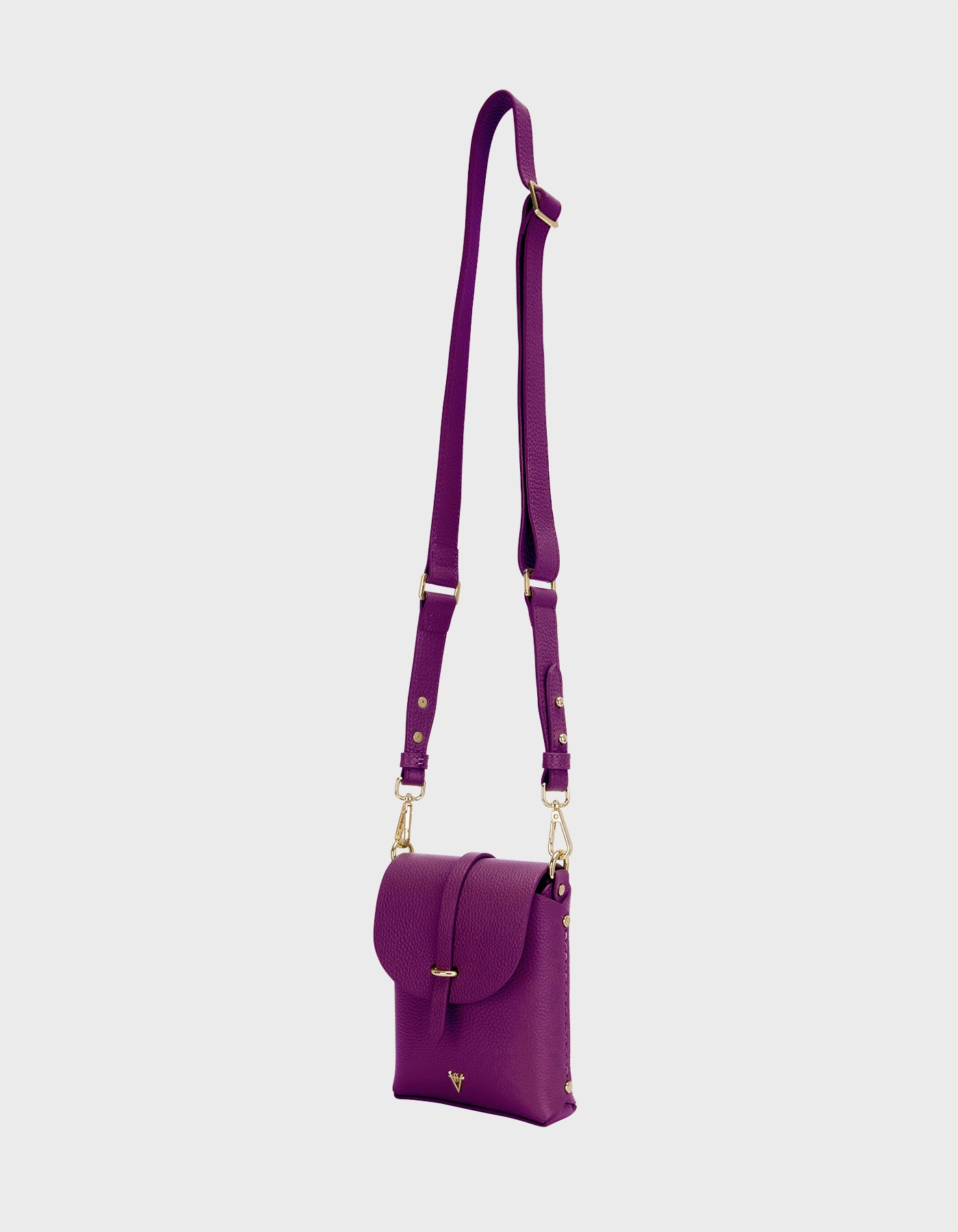 Hiva Atelier | Mini Astrum Shoulder Bag Midnight Plum | Her Tarza Uygun Deri Aksesuarlar