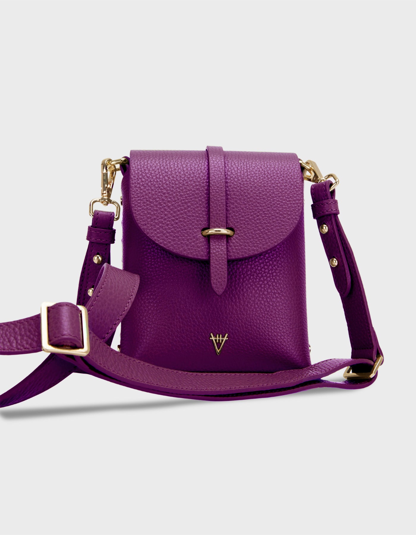 Hiva Atelier | Mini Astrum Shoulder Bag Midnight Plum | Her Tarza Uygun Deri Aksesuarlar