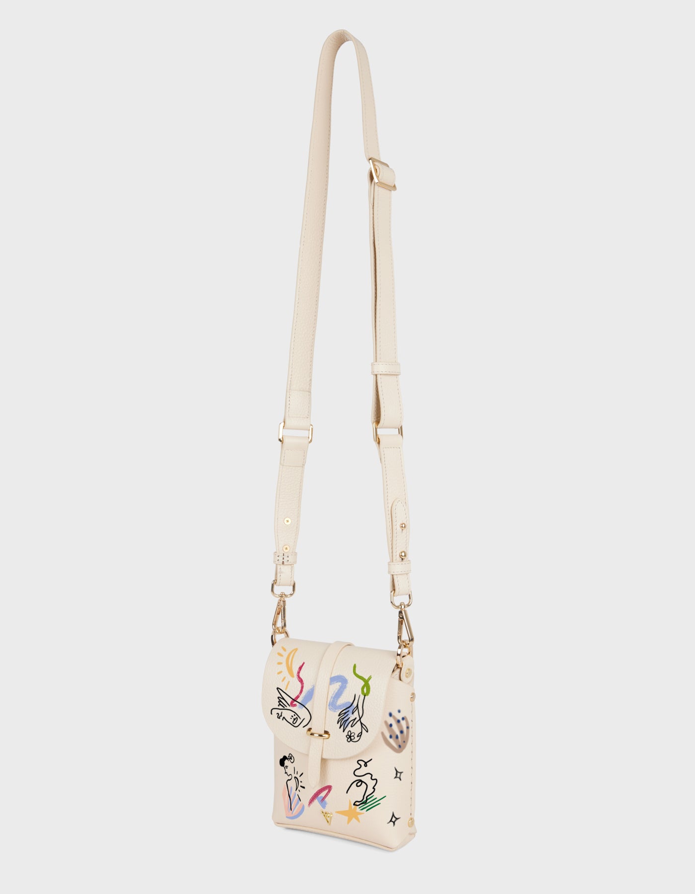 Mini Astrum Shoulder Bag - Hand-Painted