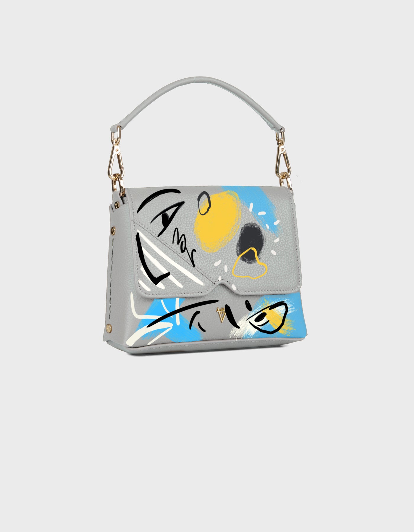 Mini Mare Shoulder Bag - El Boyaması