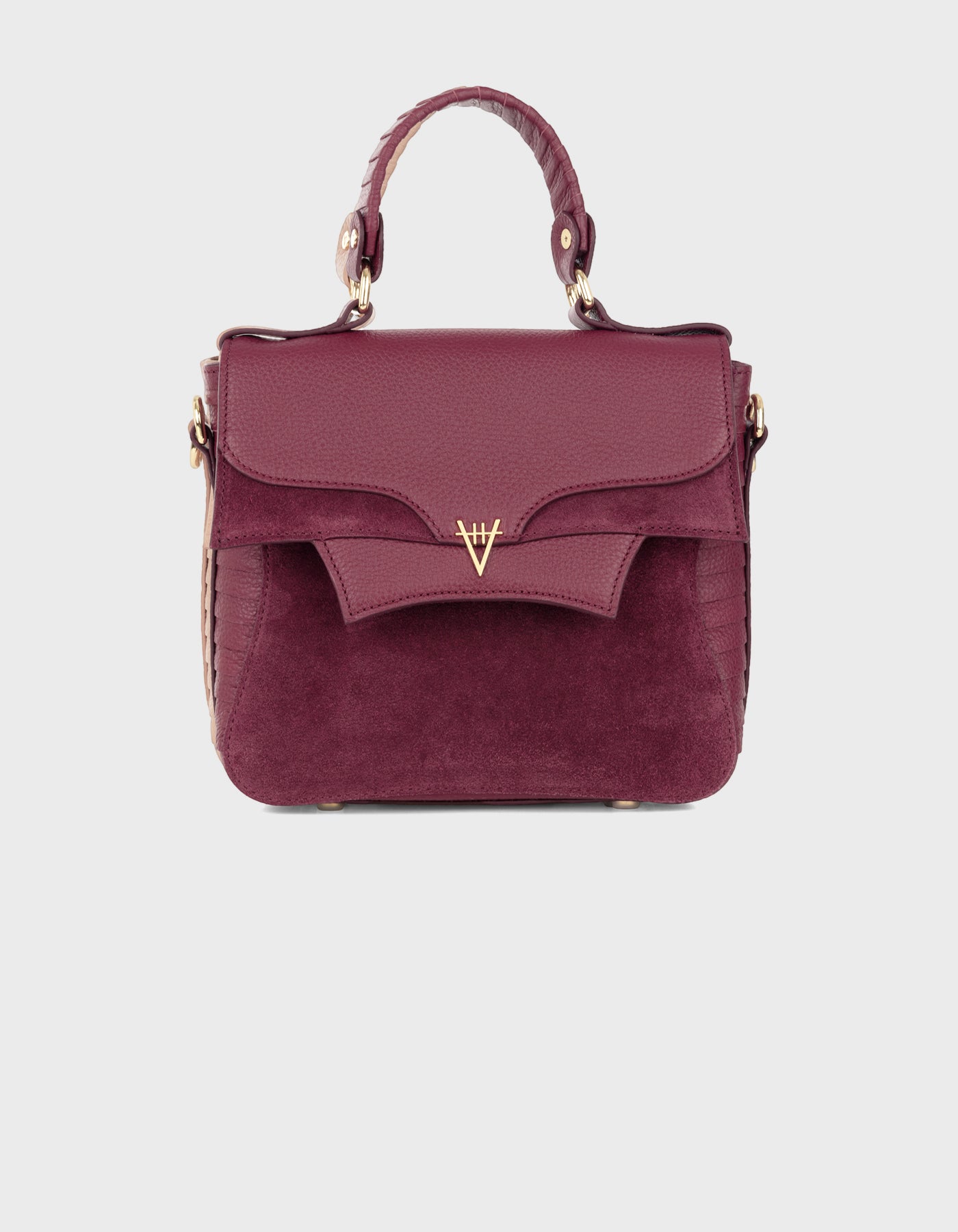 Hiva Atelier | Mini Orbis Shoulder Bag Burgundy | Her Tarza Uygun Deri Aksesuarlar