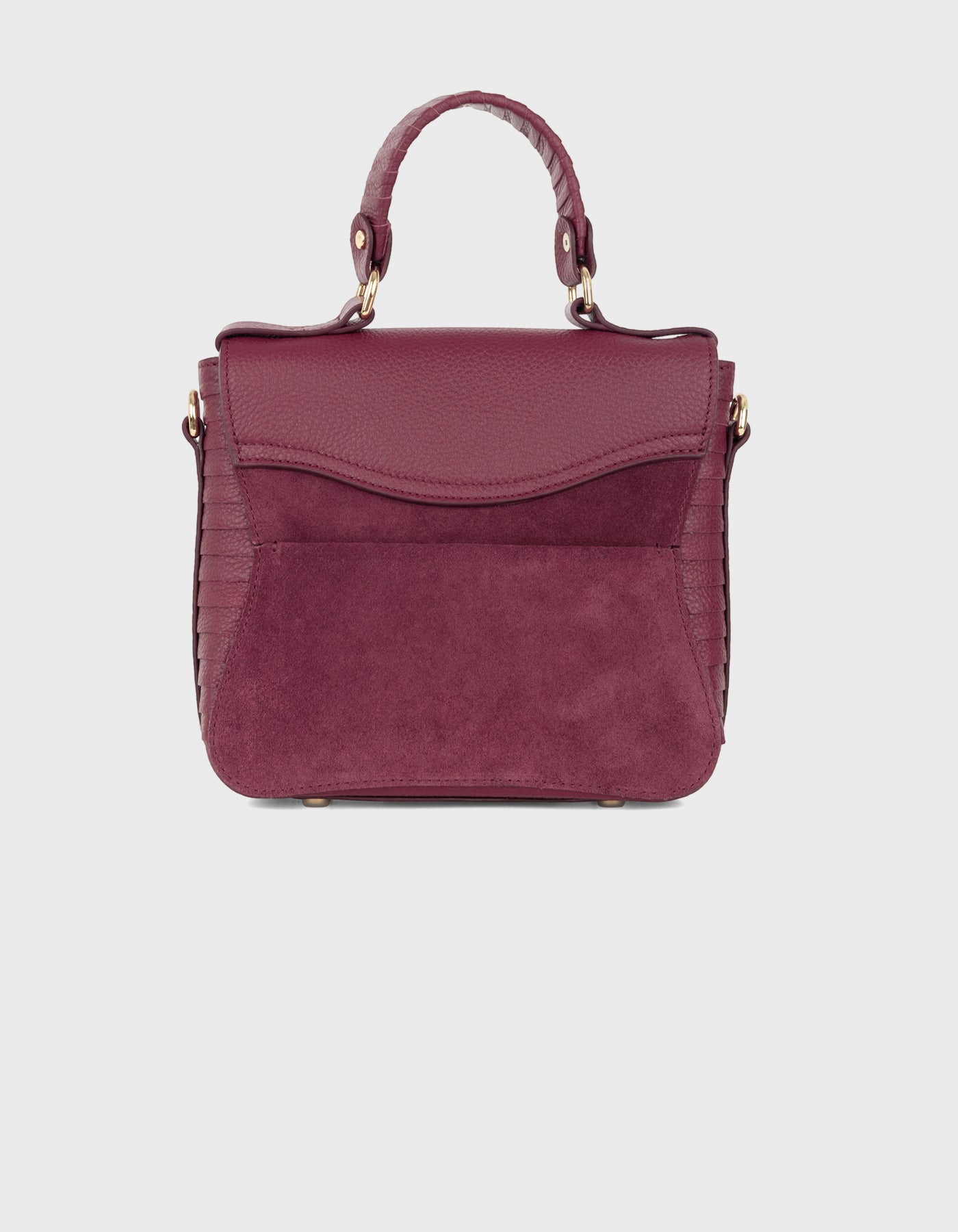 Hiva Atelier | Mini Orbis Shoulder Bag Burgundy | Her Tarza Uygun Deri Aksesuarlar