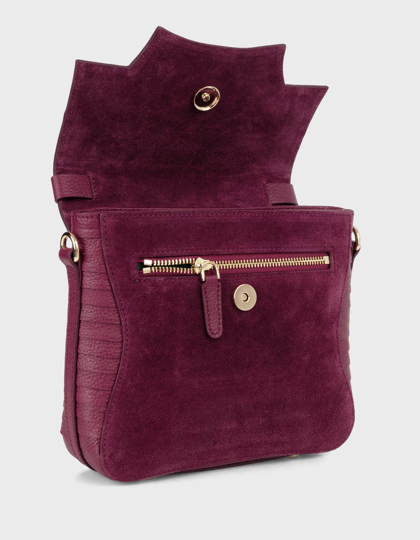 Hiva Atelier | Mini Orbis Shoulder Bag Burgundy | Her Tarza Uygun Deri Aksesuarlar