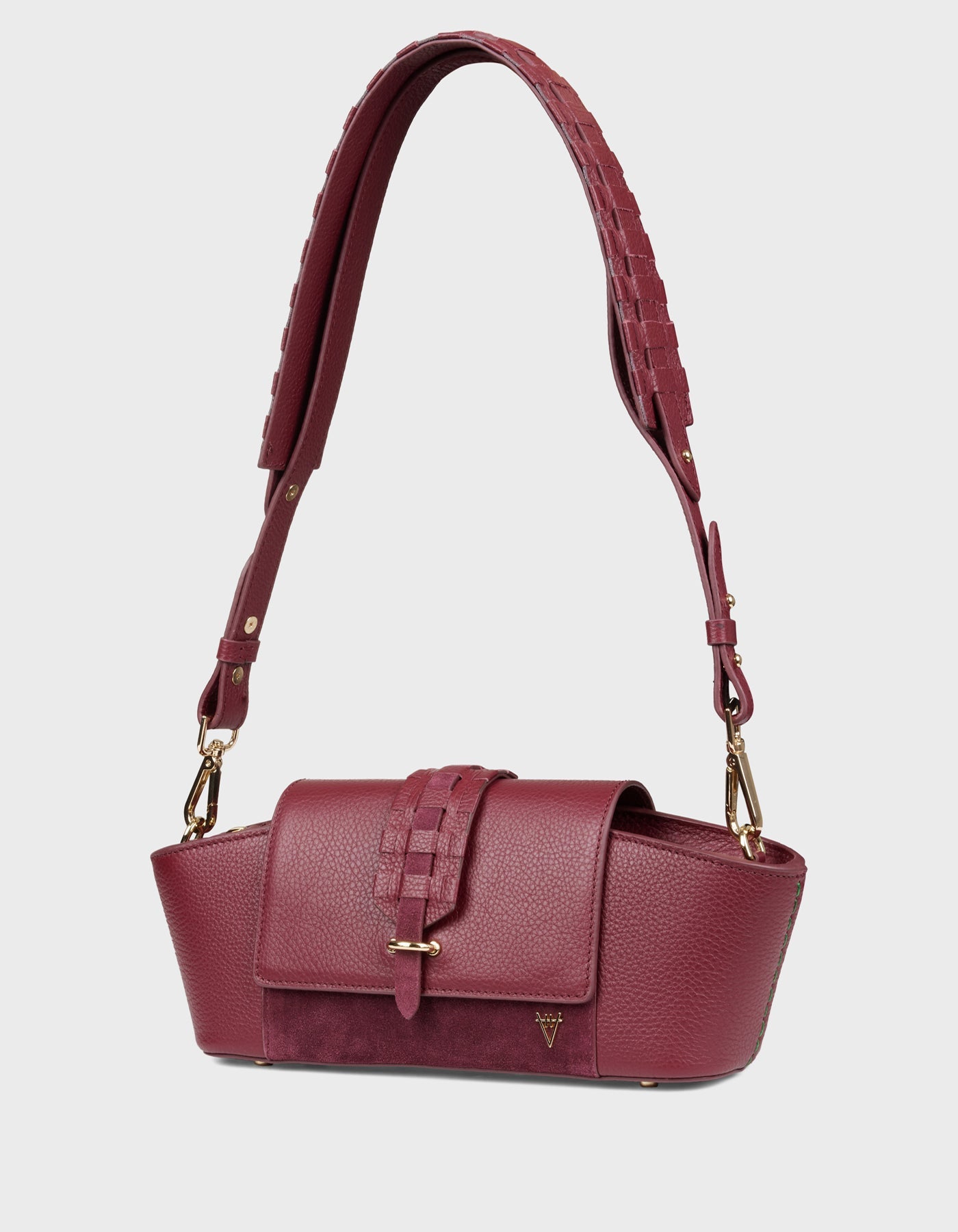 HiVa Atelier | Navis Shoulder Bag Burgundy | Her Tarza Uygun Deri Aksesuarlar