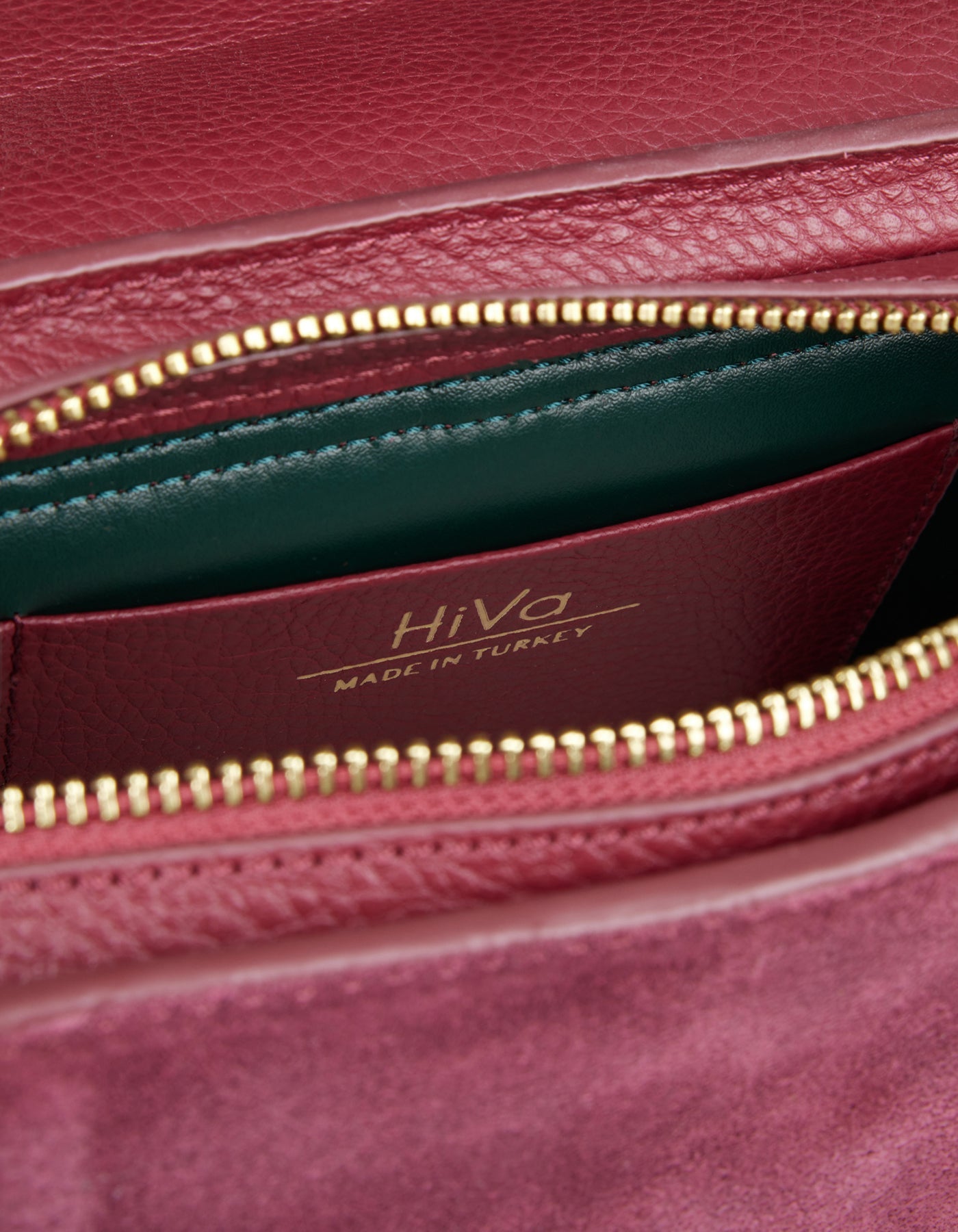 HiVa Atelier | Navis Shoulder Bag Burgundy | Her Tarza Uygun Deri Aksesuarlar