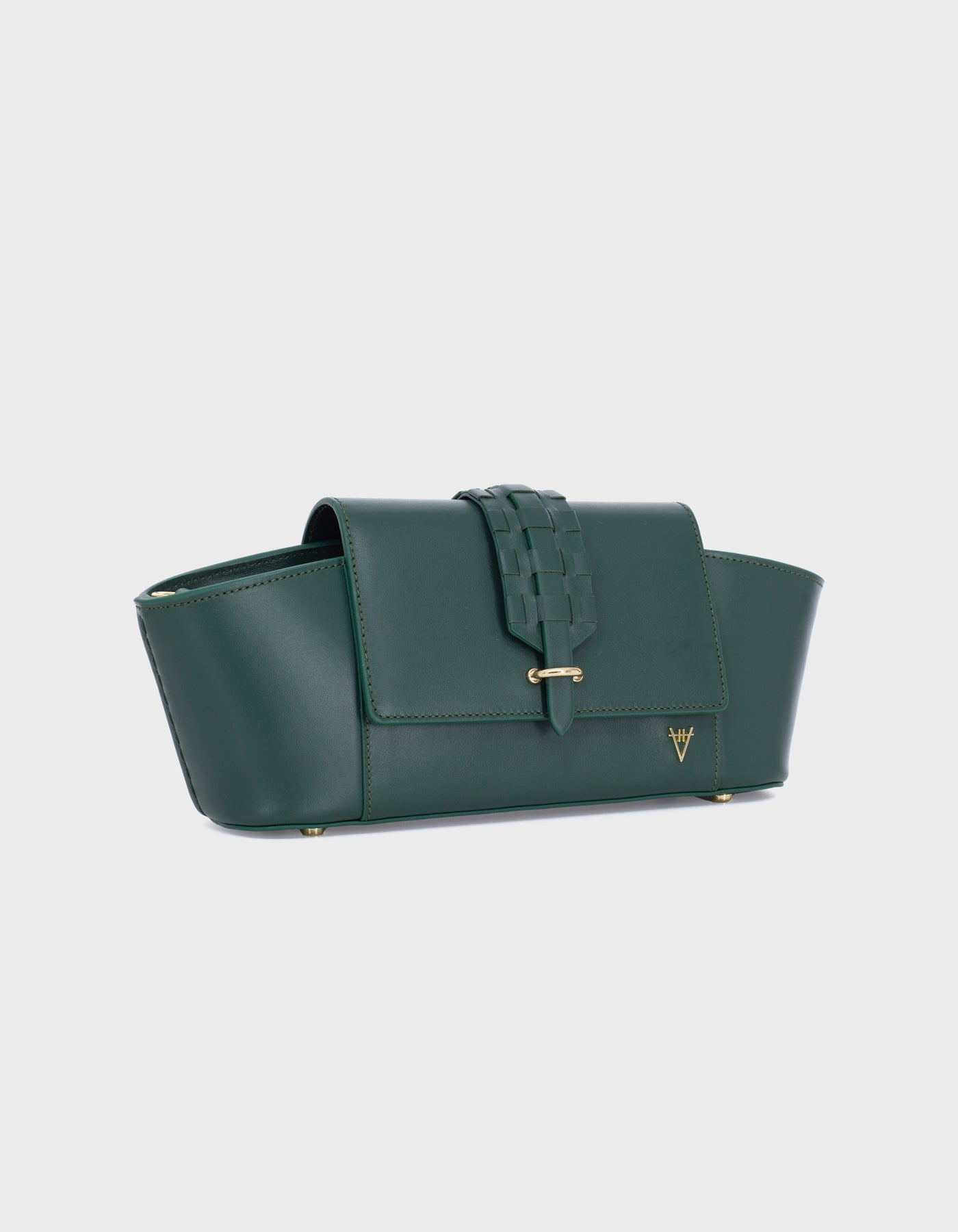 HiVa Atelier | Navis Shoulder Bag Deep Emerald | Her Tarza Uygun Deri Aksesuarlar