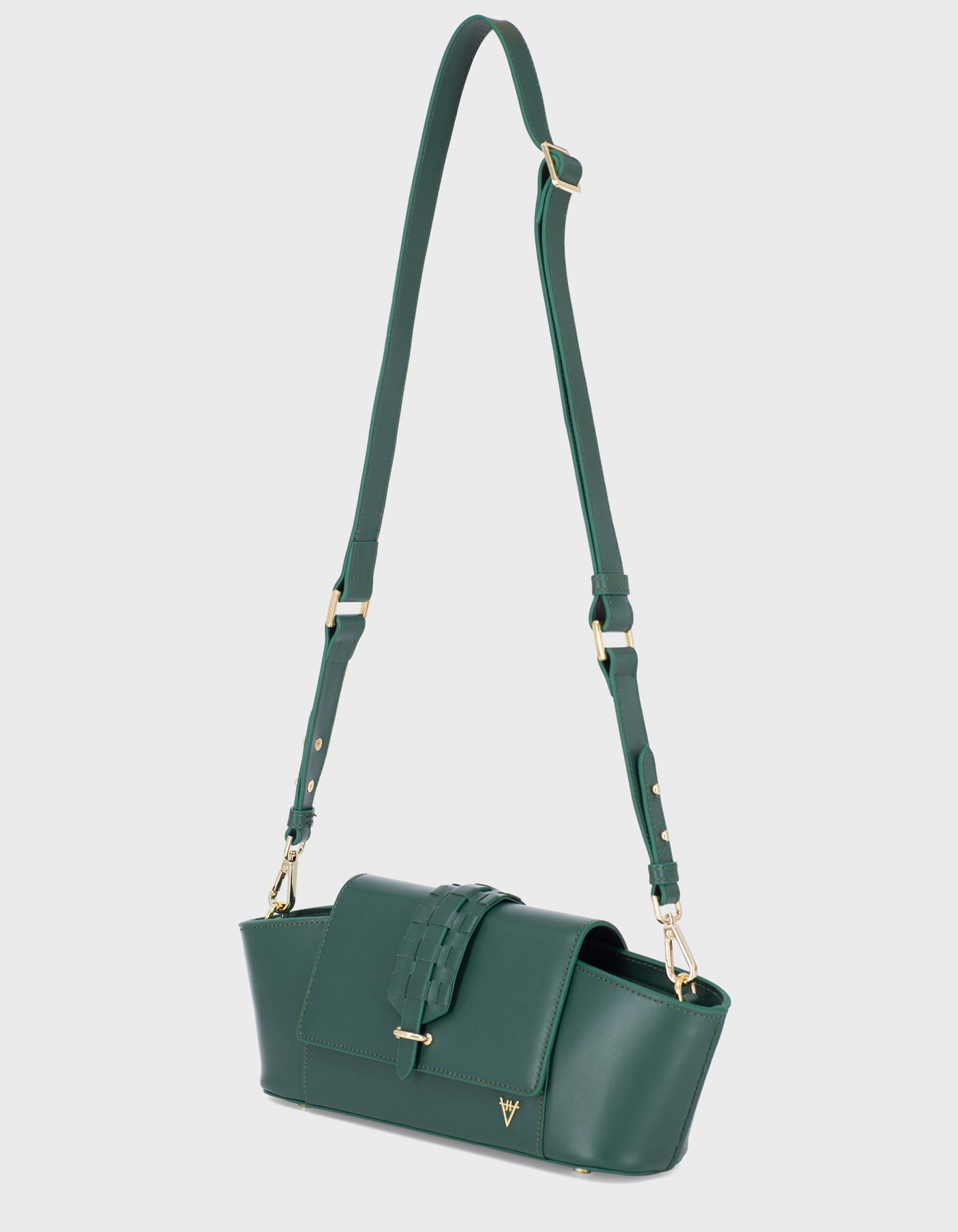 HiVa Atelier | Navis Shoulder Bag Deep Emerald | Her Tarza Uygun Deri Aksesuarlar