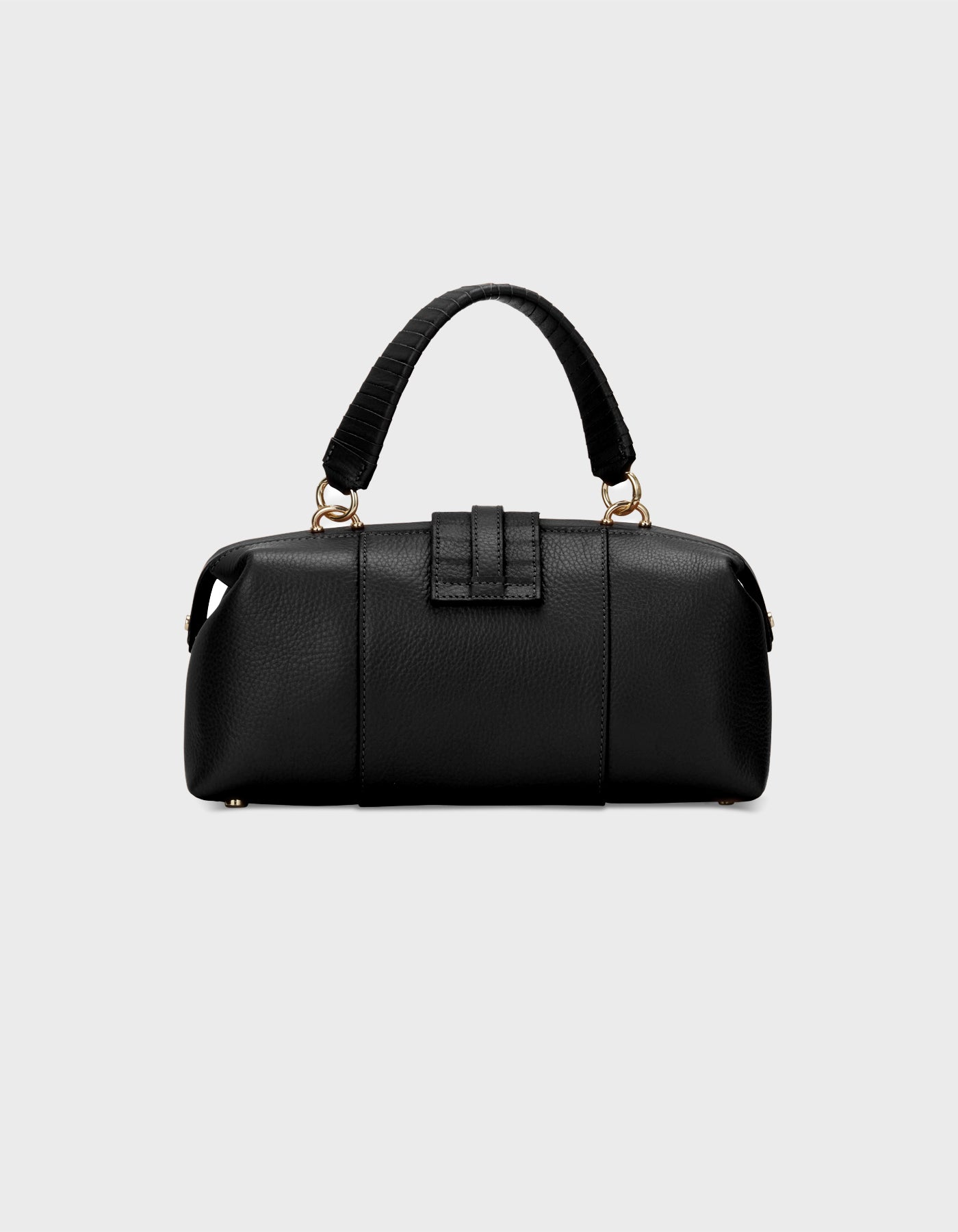 Hiva Atelier | Nubes Doctor Bag Black | Her Tarza Uygun Deri Aksesuarlar