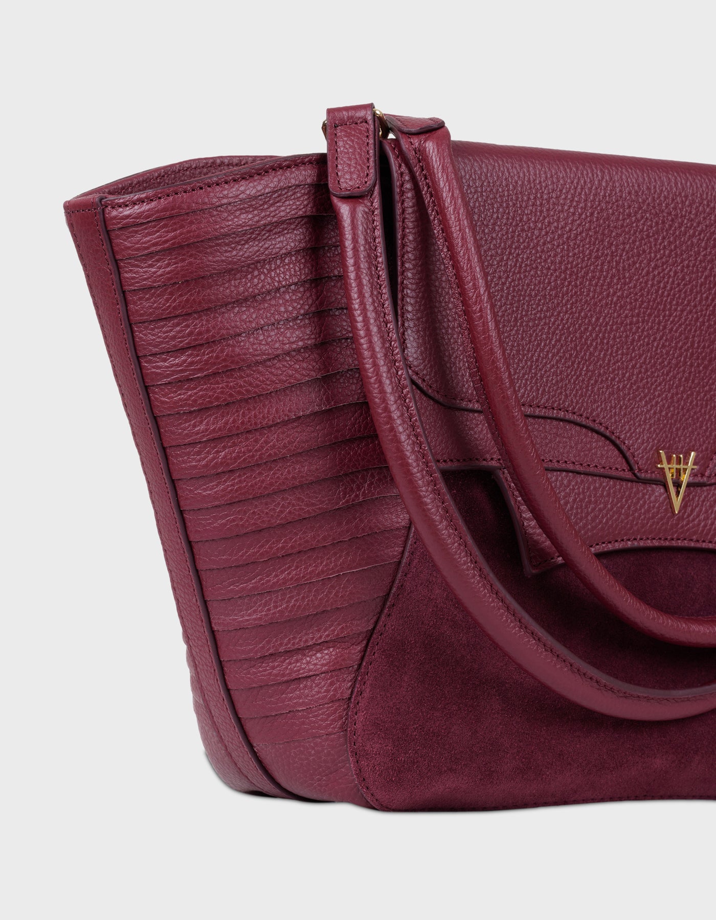 Hiva Atelier | Orbis Tote Bag Burgundy | Her Tarza Uygun Deri Aksesuarlar