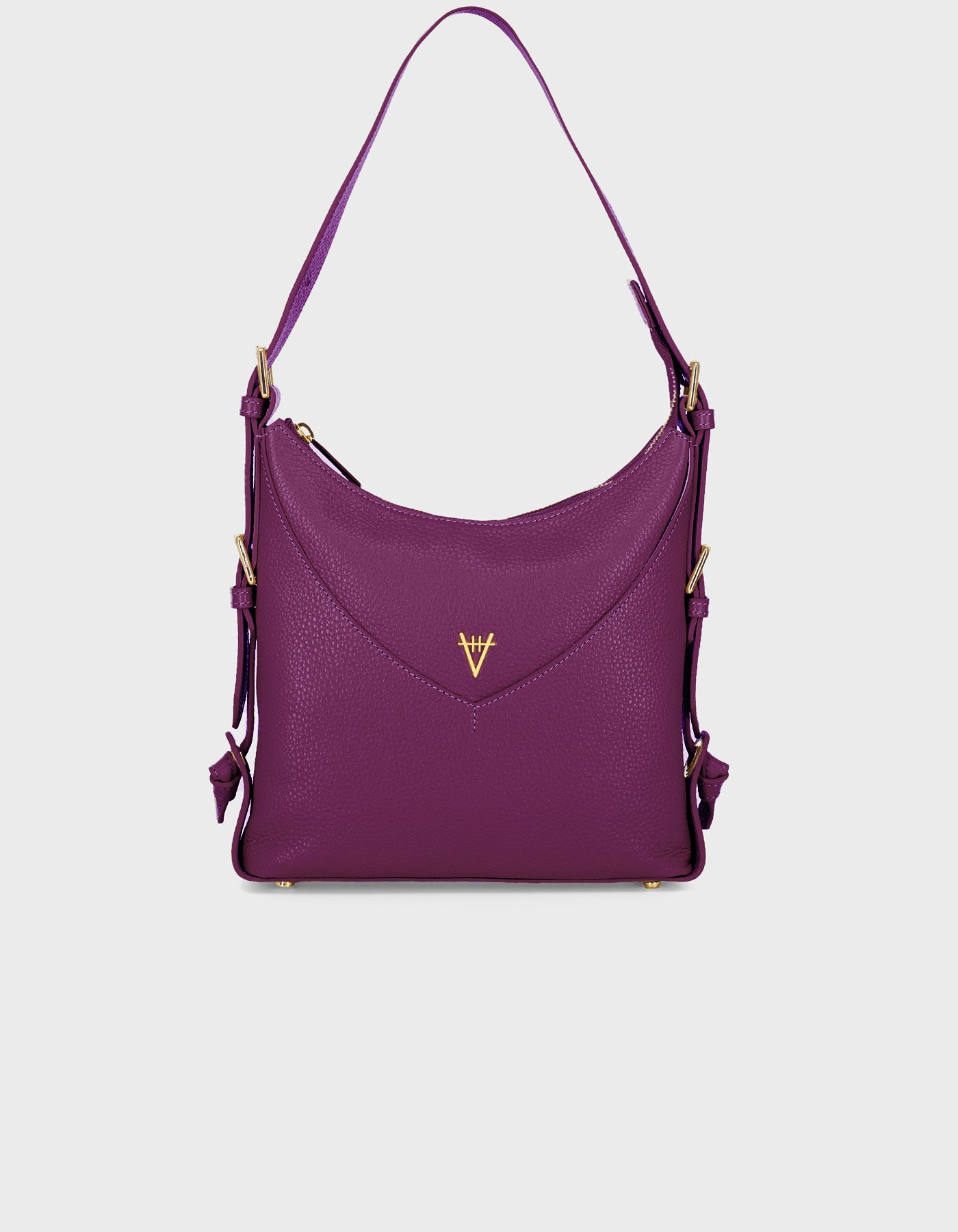 Hiva Atelier | Safari Shoulder Bag Midnight Plum | Her Tarza Uygun Deri Aksesuarlar