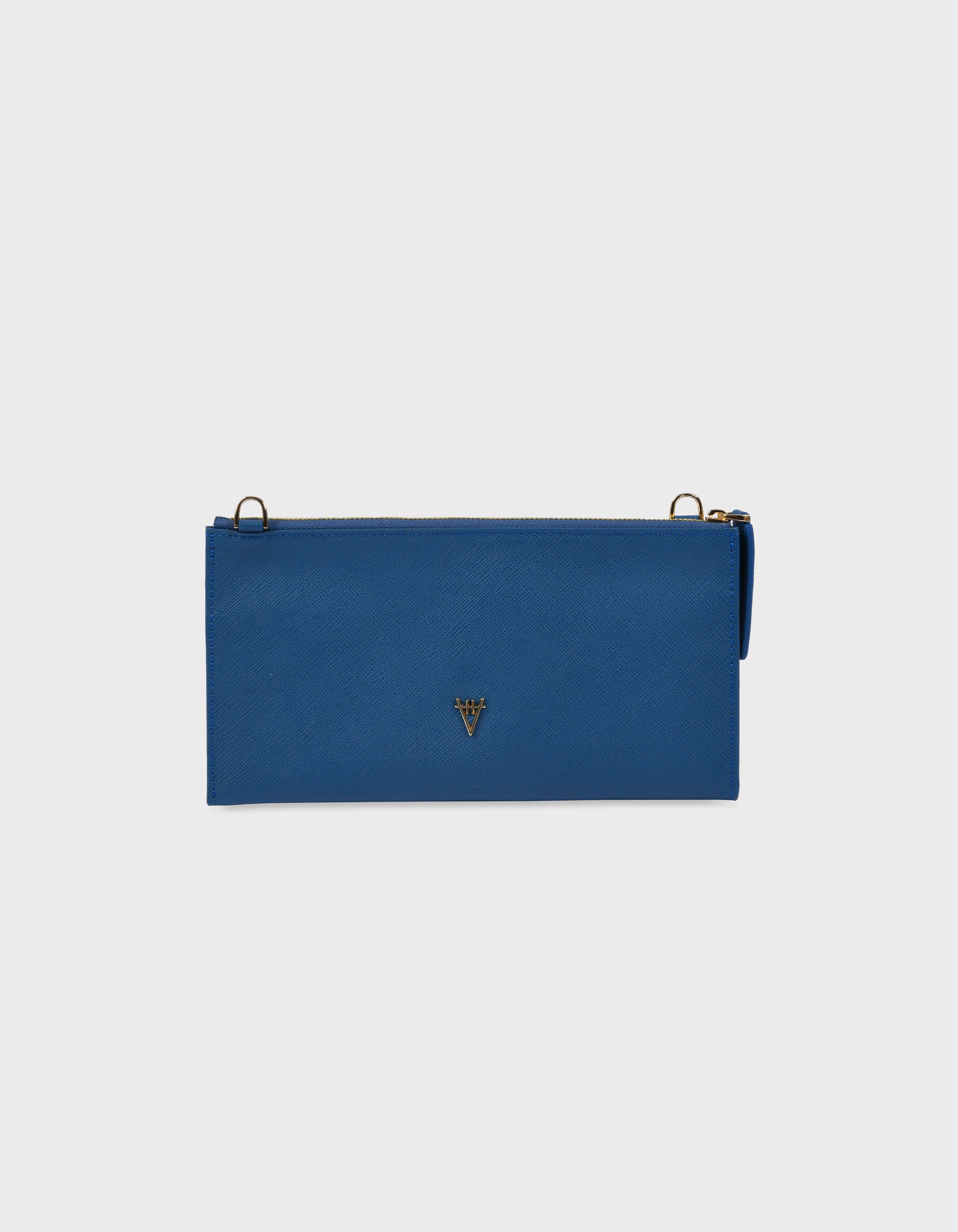 HiVa Atelier | Omnia Chain Bag & Clutch Blue Sapphire | Her Tarza Uygun Deri Aksesuarlar
