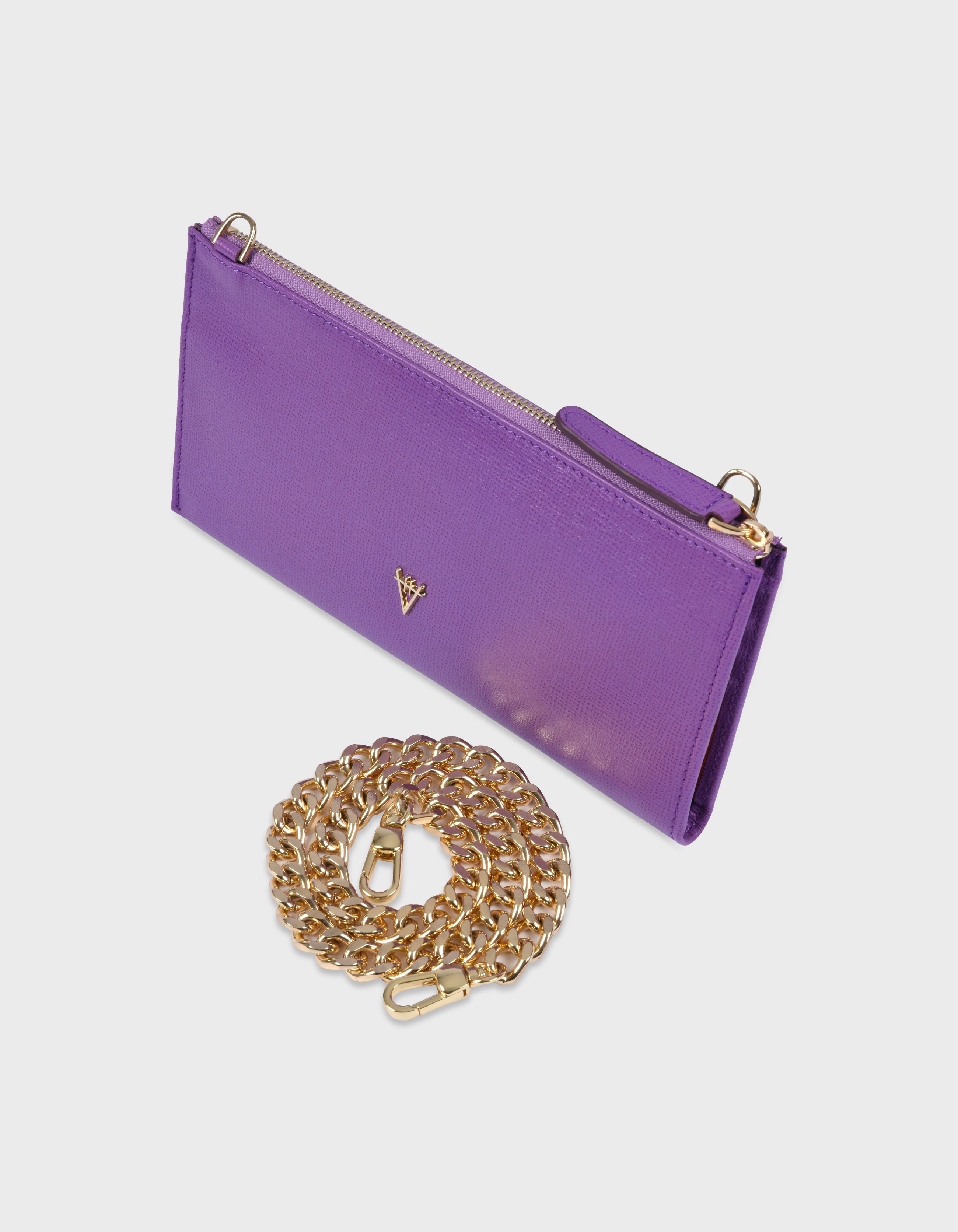 HiVa Atelier - Omnia Chain Bag & Clutch Purple