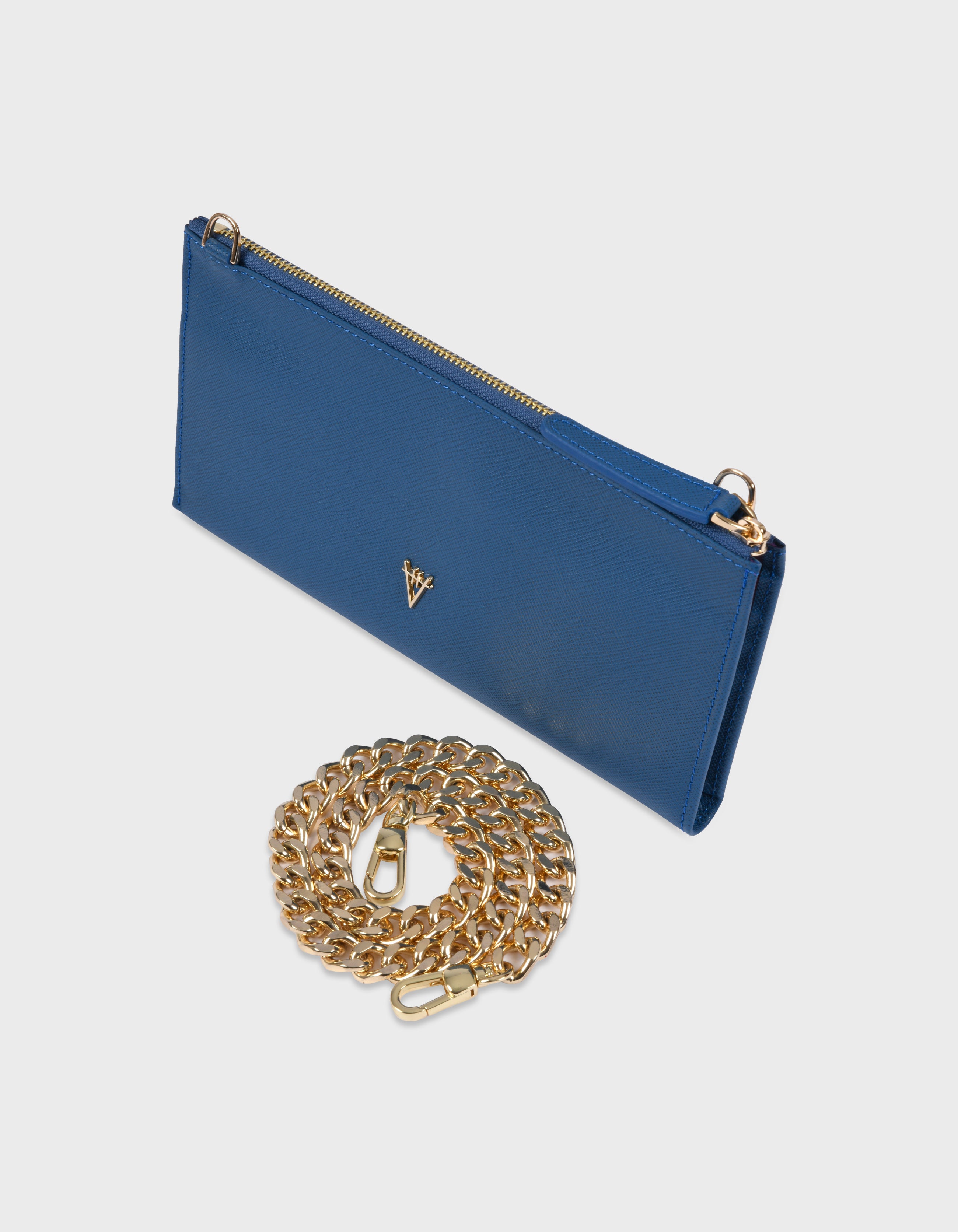 HiVa Atelier - Omnia Chain Bag & Clutch Blue Sapphire